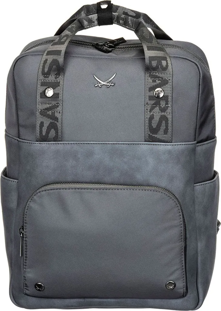 Sac à Dos Ordinateur Sansibar Anthracite en Tissu Robuste et Élégant