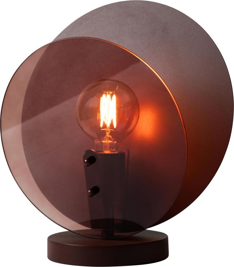 it's about RoMi - Tischleuchte Toledo - Braun - 22x30x32.5cm Tischlampe - Nachttischlampe, Wohnzimmer, Schlafzimmer