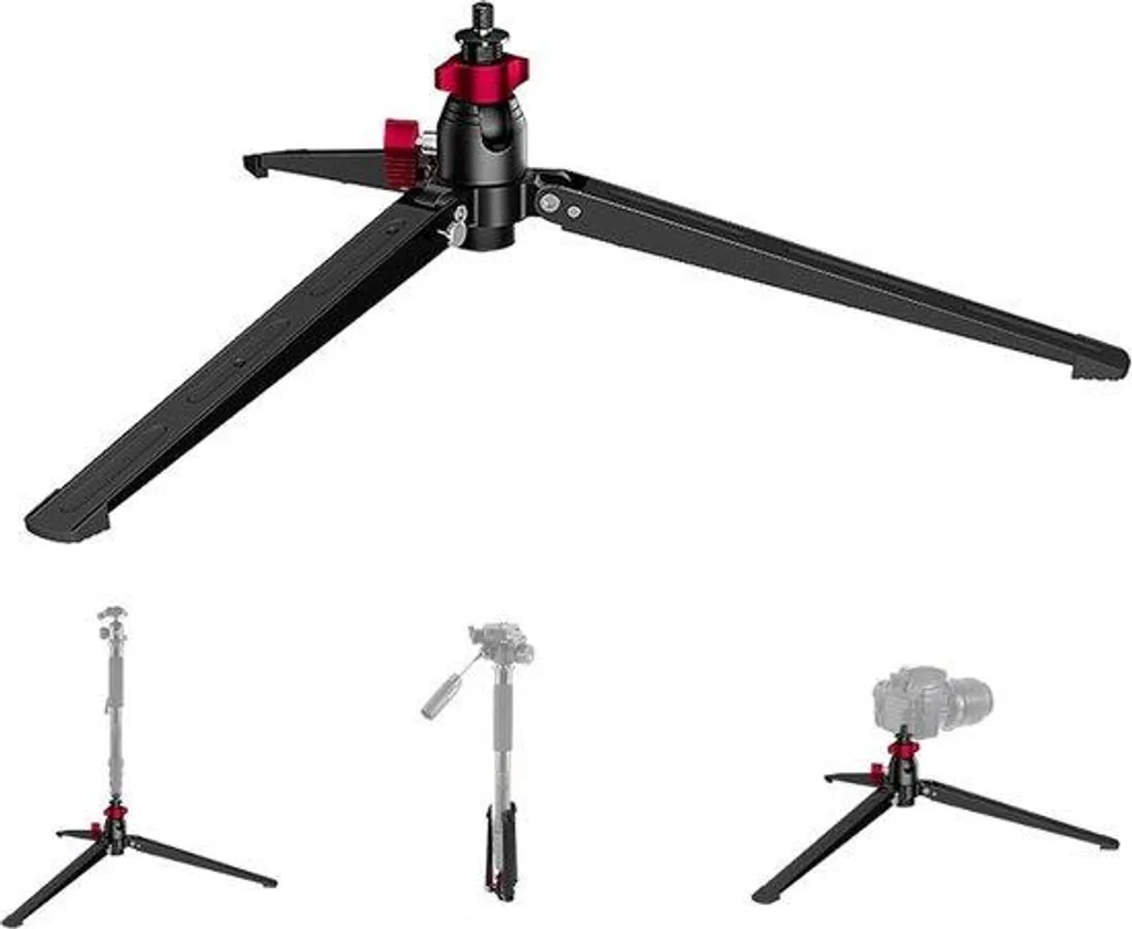 Mini trépied de bureau rotatif 3/8'' charge 10kg pour reflex et DSLR
