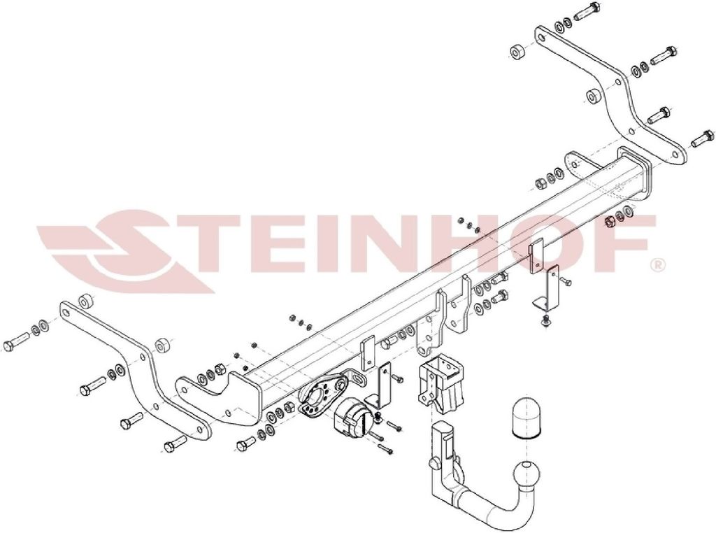 Z547626 Anhängerkupplung passend für RENAULT Captur II 01/2020- abnehmbar