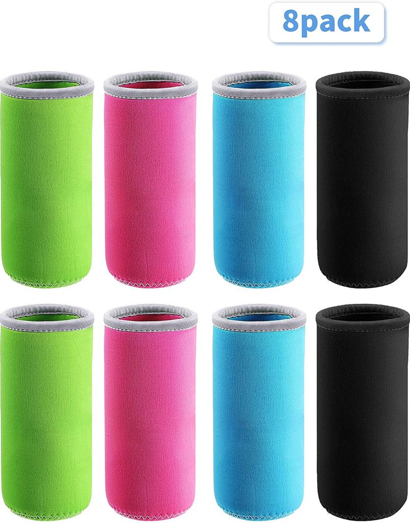 8 Stücke Neopren Kann Ärmel Flasche Kann Kühler Abdeckung Produktbild 