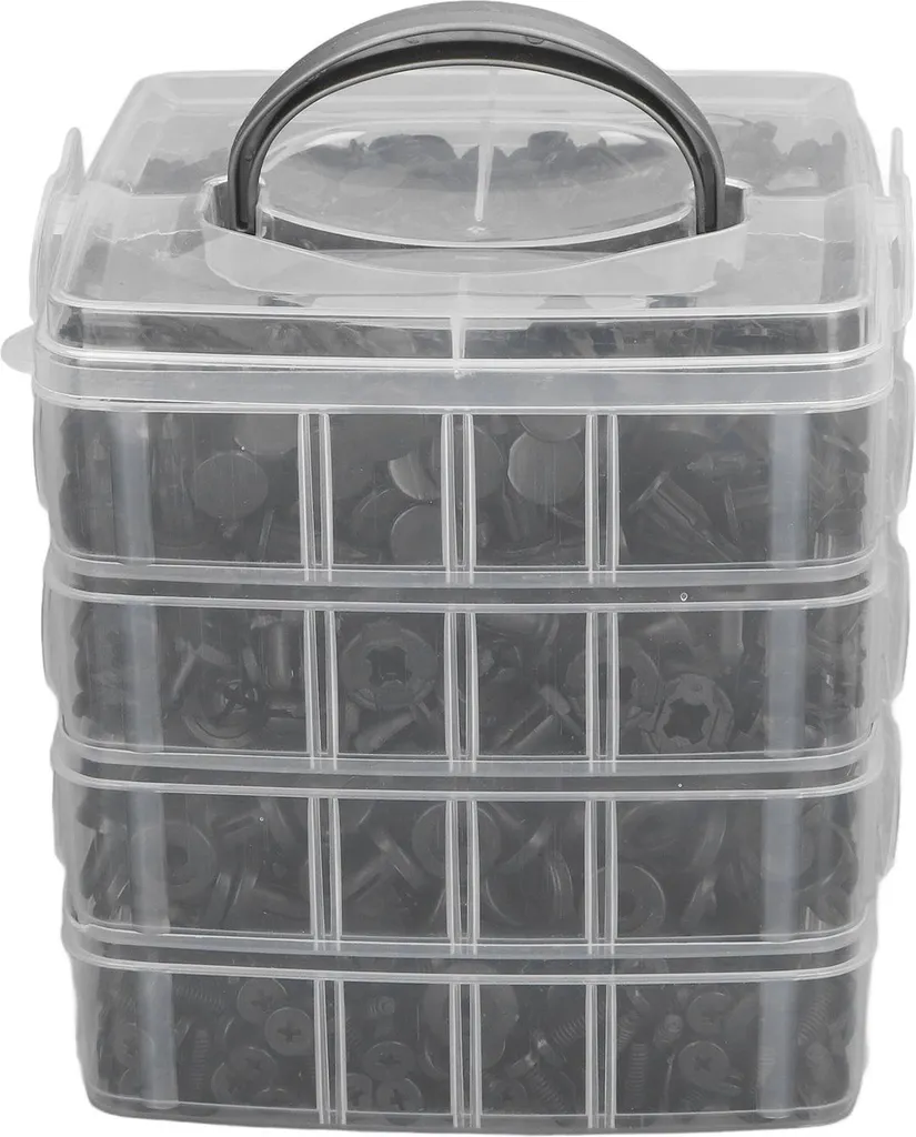 Fixez vos pare-chocs desserrés avec 900 clips de fixation ABS multi-tailles - 5