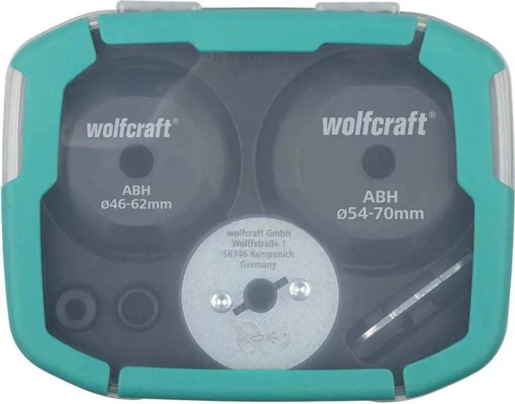 Évitez l'Éclatement du Bois avec l'Outil d'Alésage Wolfcraft 5953000 7pcs