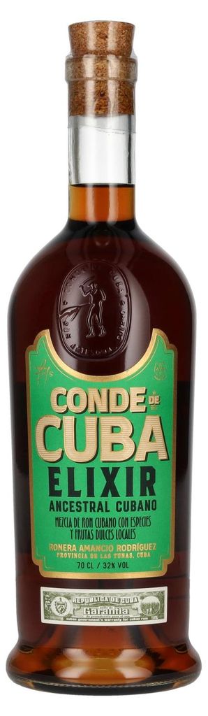 Conde de Cuba ELIXIR Ancestral Cubano 32% Vol. 0,7l Produktbild 