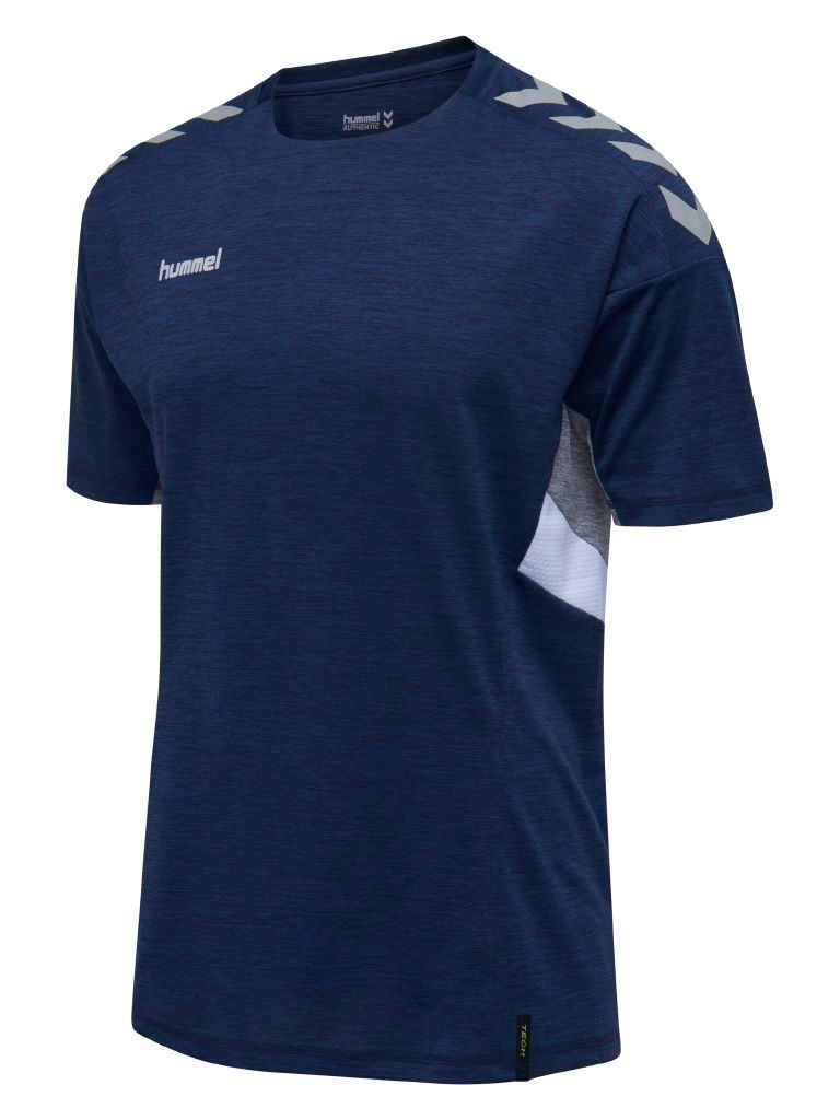 Hummel tech bewegung jersey marine l - atmungsaktives männer -shirt