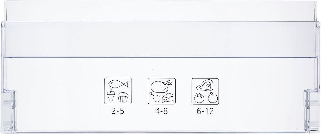 easyPART passend für 5906370600 Beko Gefrierfachklappe unten für Gefrierschrank