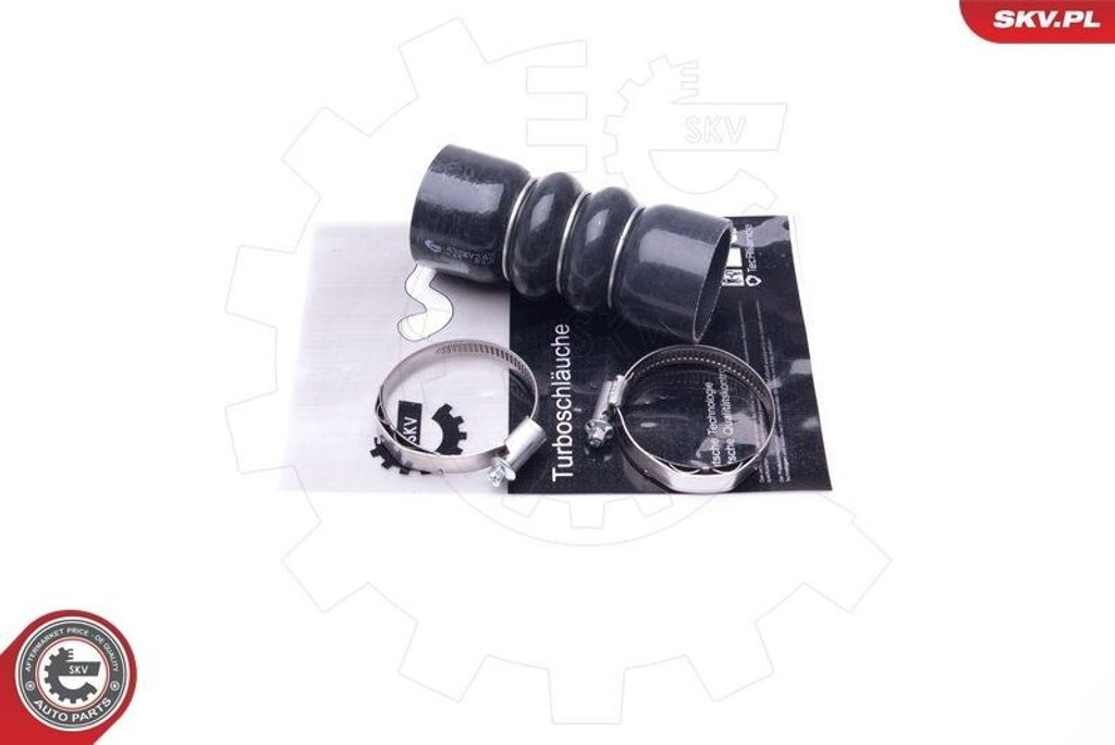 ESEN SKV 43SKV242 Turbo Ladeluftschlauch passend für PEUGEOT 2008 Kombi (CU) 207 (WA, WC) 207 CC (WD) 208 I Schrägheck (CA, CC) 208 II Schrägheck