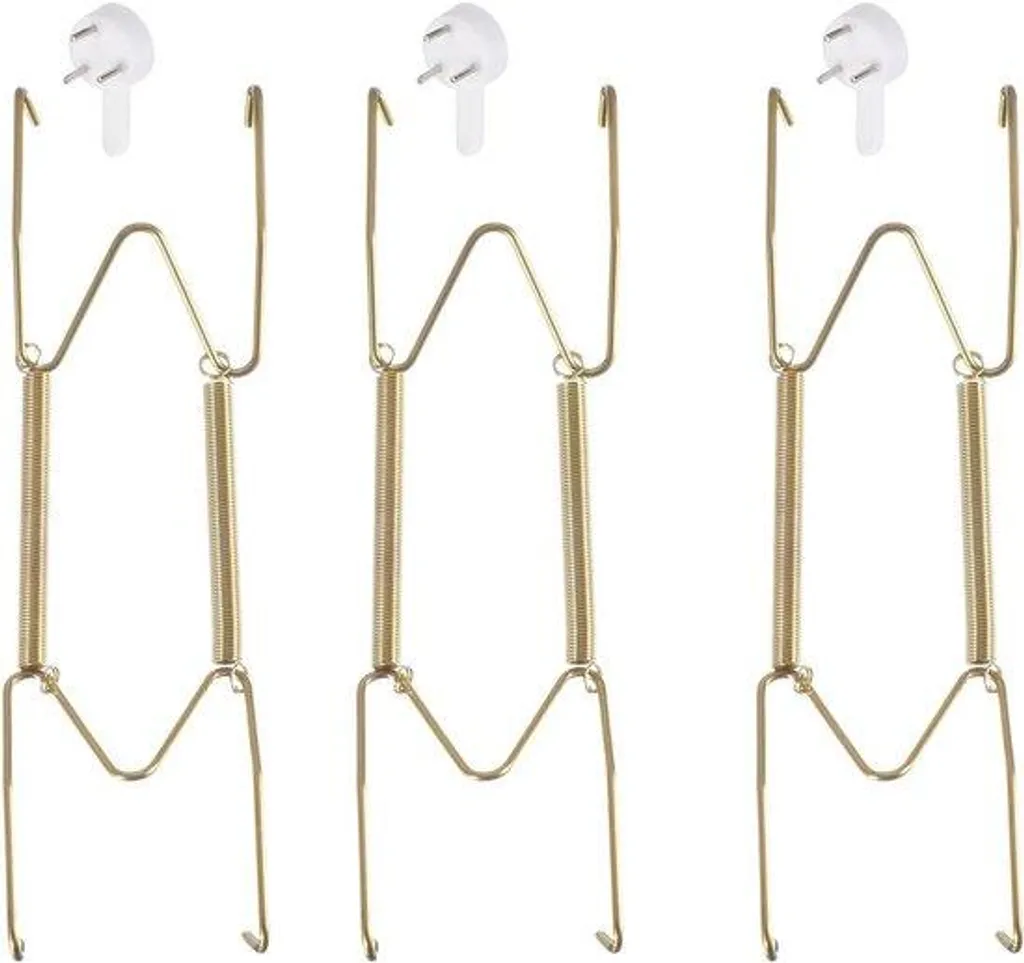 Support mural assiette sécurisé en inox 15cm pour éviter chutes et rayures