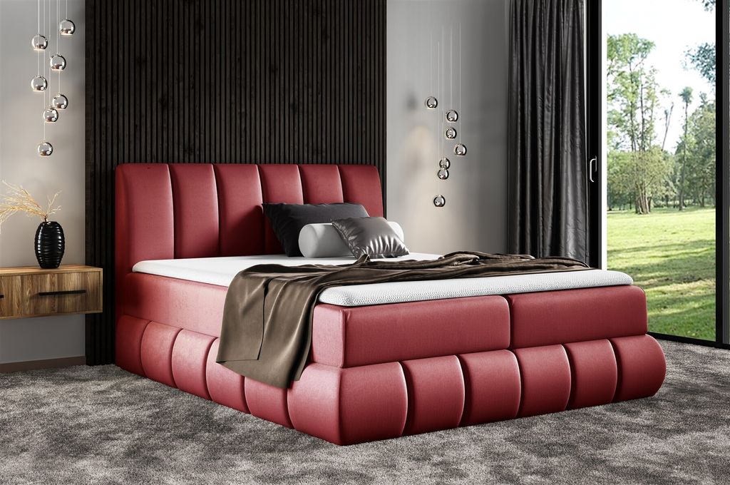 Boxspringbett Schlafzimmerbett Bett YANIS 180x200cm in div. Farbvarianten