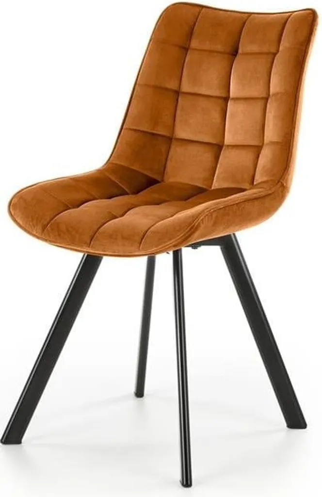 Chaise confortable K332 cannelle et noir : fini les maux de dos à table
