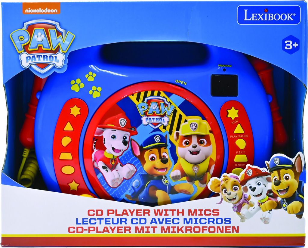 Lexibook Prenosný CD prehrávač so 2 mikrofónmi Labková Obrázok produktu 12