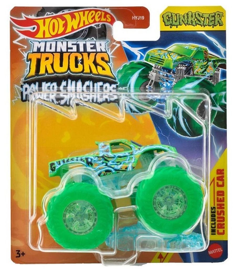 GUNKSTER - Power Smashers - Monster Trucks Hot Wheels Auto Die-cast Truck 1:64