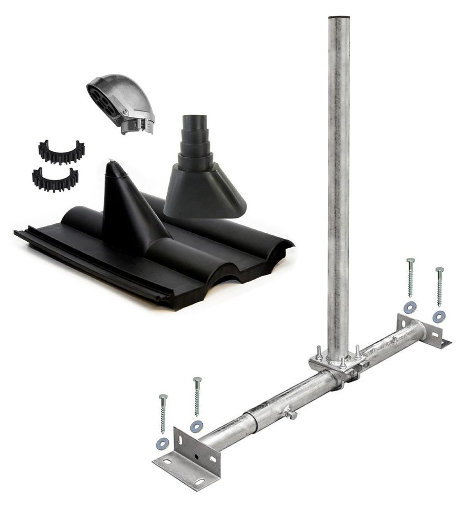PremiumX X100-48F Dachsparrenhalter Frankfurter Ziegel SAT Produktbild 