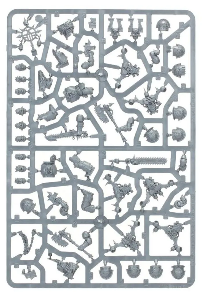 Berserkers de Khorne Warhammer 40K - Kit d'Assemblage Multi-Poses 10 Unités - 4