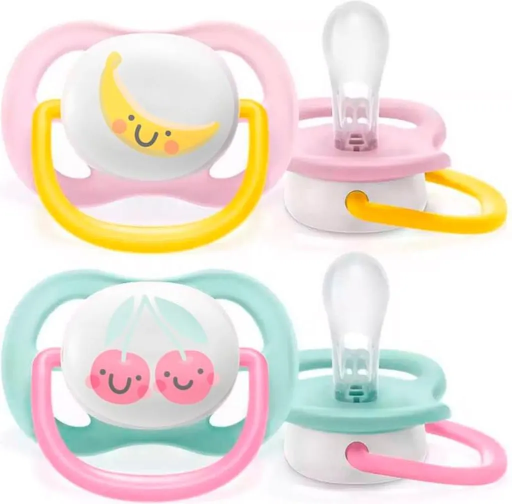 Lot 6 Sucettes Bébé 0-6 mois - Kit Complet Stérilisable pour Jour et Nuit