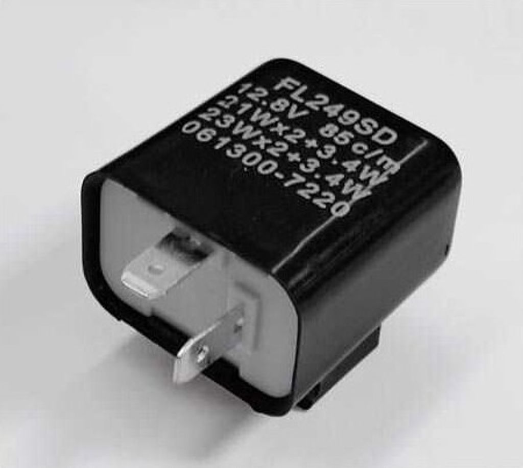 SHIN YO Blinkrelais 2Pol 12V 21W schwarz Produktbild 