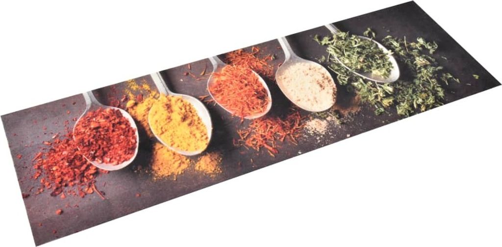 vidaXL Tappeto da cucina lavabile con cucchiaio 45x150 cm Immagine del prodotto 