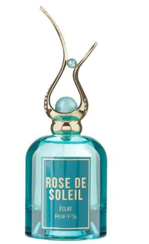 A product shot of a perfume bottle.