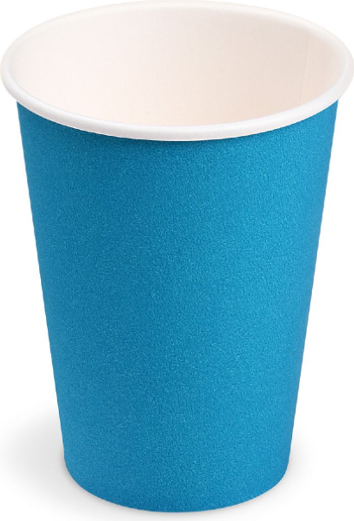10 Pappbecher hellblau Ø74mm 240ml Nachhaltig, perfekt für Getränke