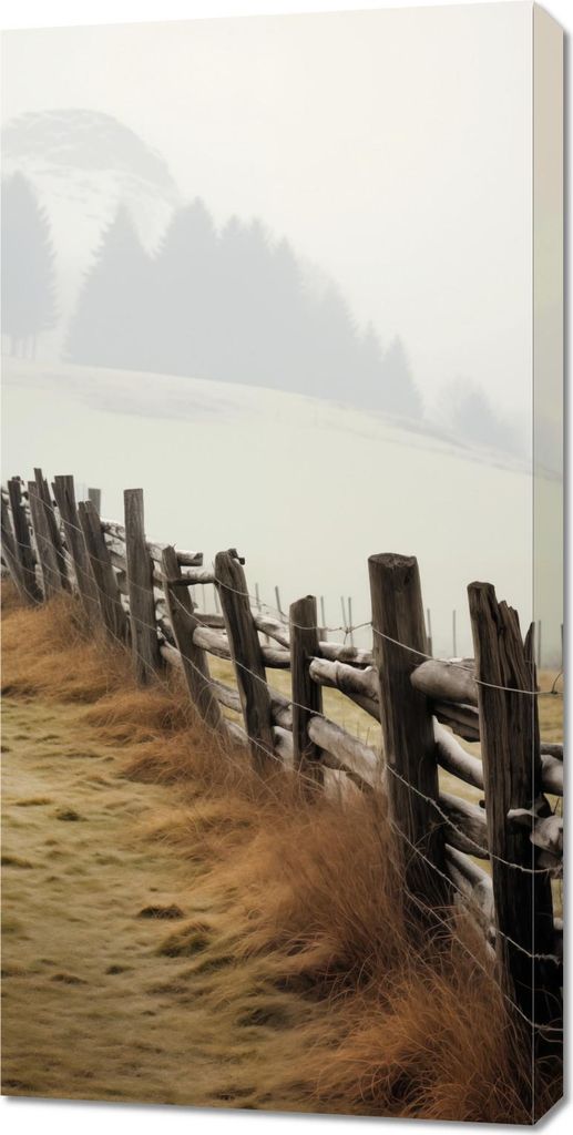 Bild 50x100cm In Nebel gehüllt