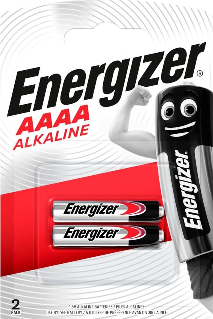 ENERGIZER Batterie Alkaline AAAA 1.5V (2er Blister) Image du produit 