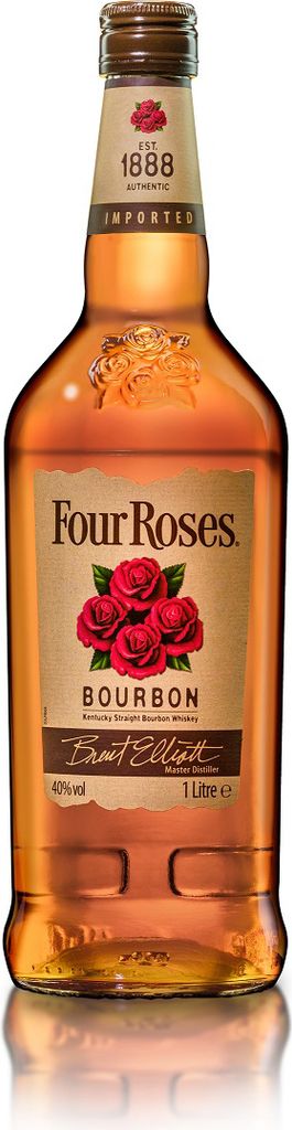 Four Roses Kentucky Straight Bourbon Whiskey 1L (40% Vol)- Produktbild 