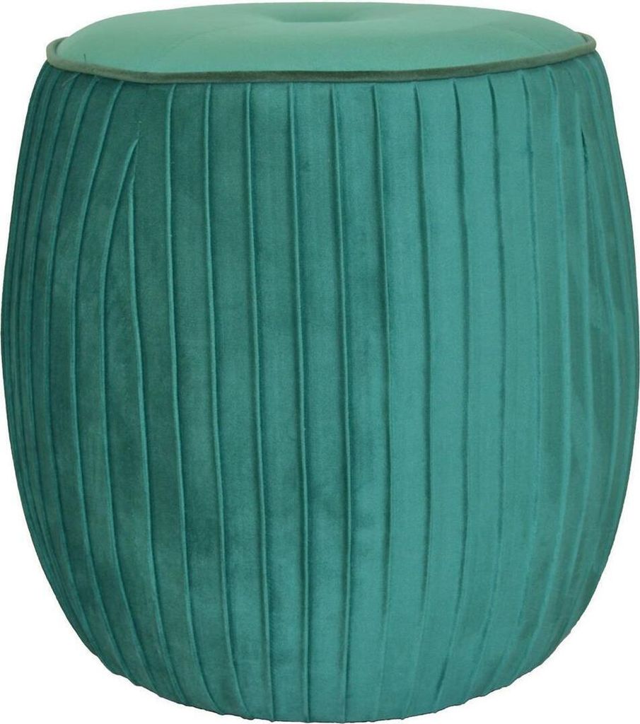 Pouf Sitzpouf Sitzhocker Fußhocker Hocker in Smaragdgrün