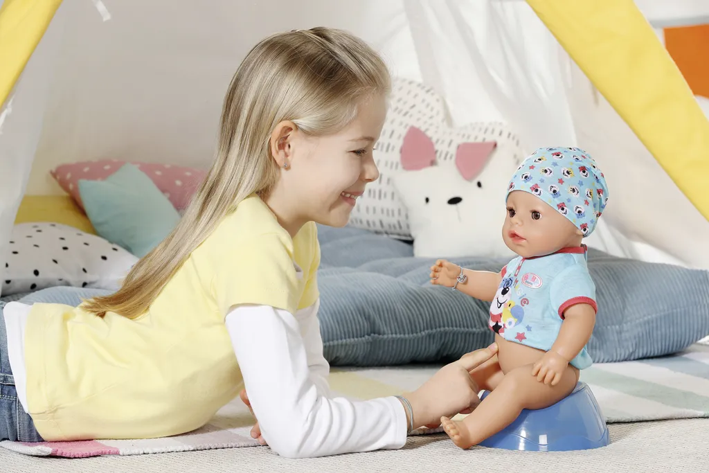 Poupon BABY born Magic Garçon 43 cm : le compagnon pour rassurer l'enfant - 10