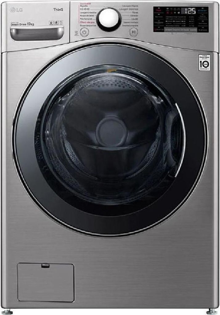 Lave-linge LG F1P1CY2T 17Kg 1100 RPM Acier inoxydable Image du produit 