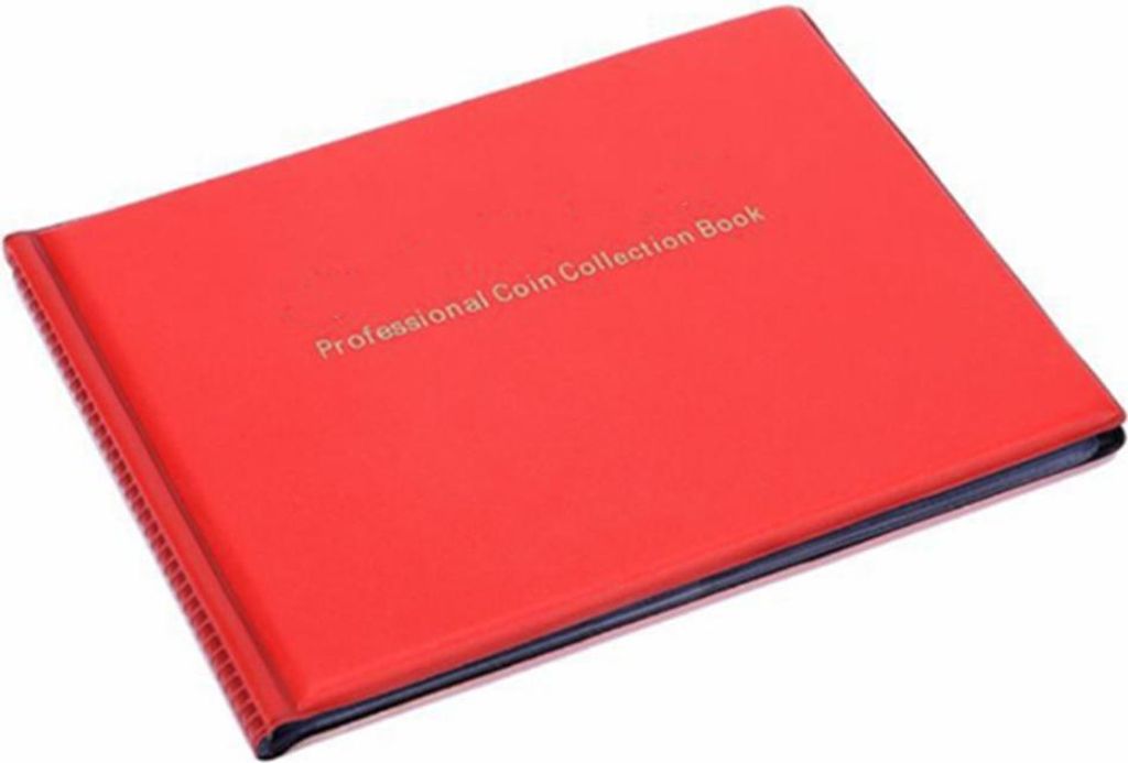 Münzsammlungsbuch für Sammler, 240 Taschen, transparentes PVC-Penny-Sammelalbum-Display für 25 mm/0,98 Zoll Münzen, Souvenir-Penny-Sammlungs-Or...