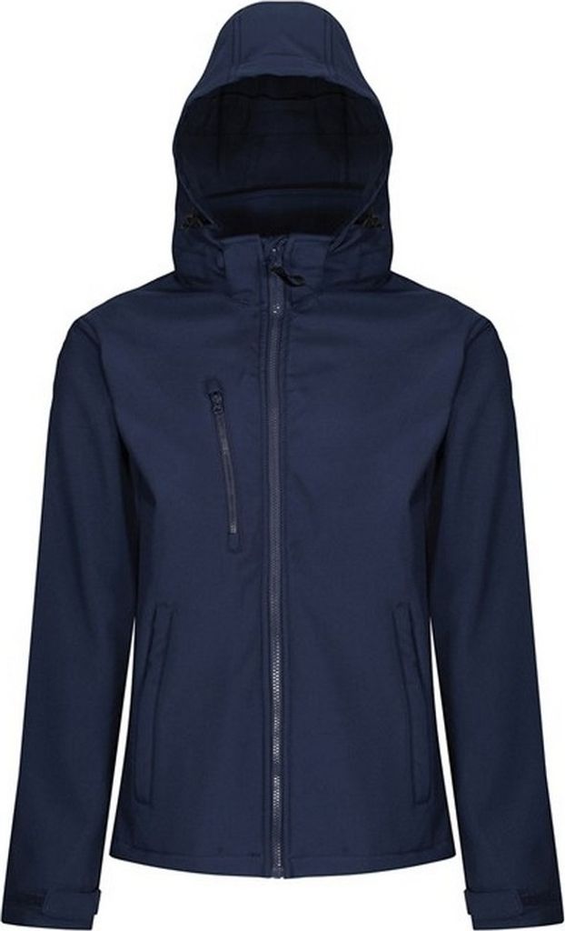 Regatta - "Venturer" Softshelljacke mit Kapuze für Herren PC4272 (2XL) (Marineblau/Marineblau)