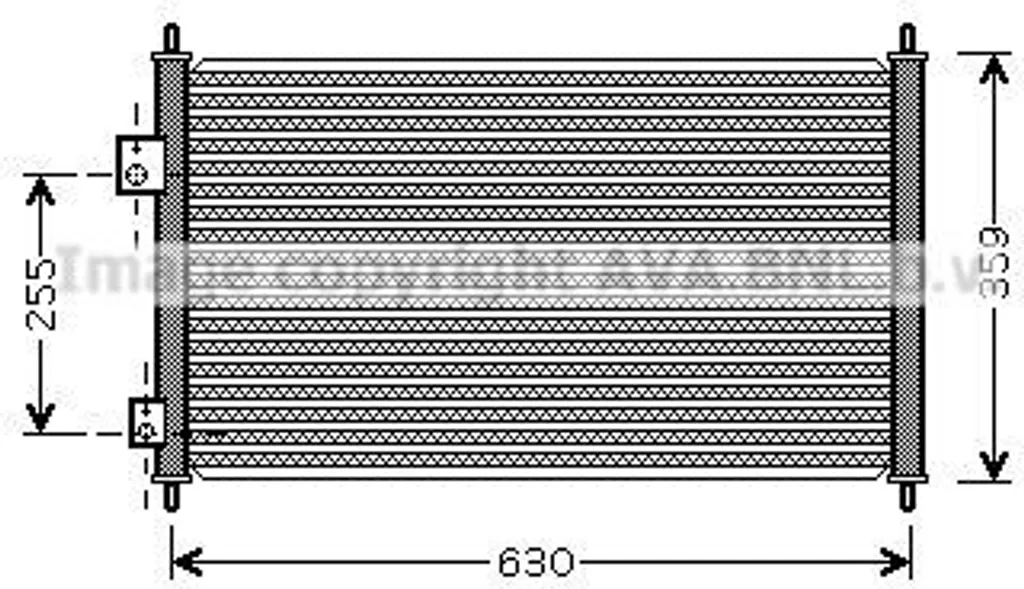 Réparer Fuite Clim Civic VII : Condenseur PRASCO HD5165 OE 80110S6A901