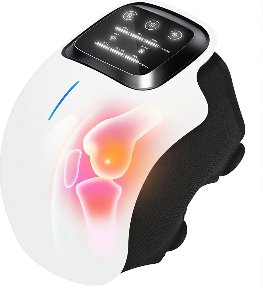 Massagegerät Kniemassagegerät, Tragbares Massagegerät mit Wärme und Vibration