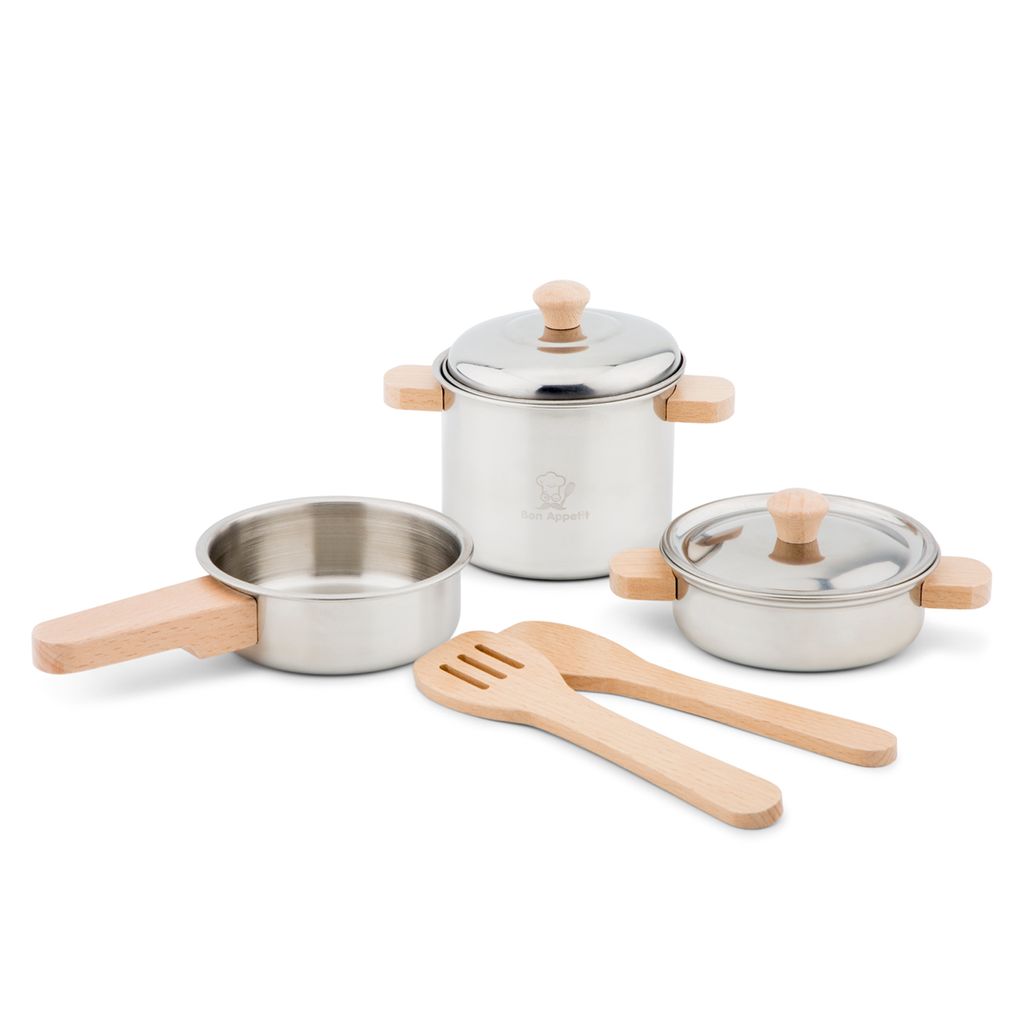 Nowy zestaw metalowych patelni Classic Toys Zdjęcie produktu 