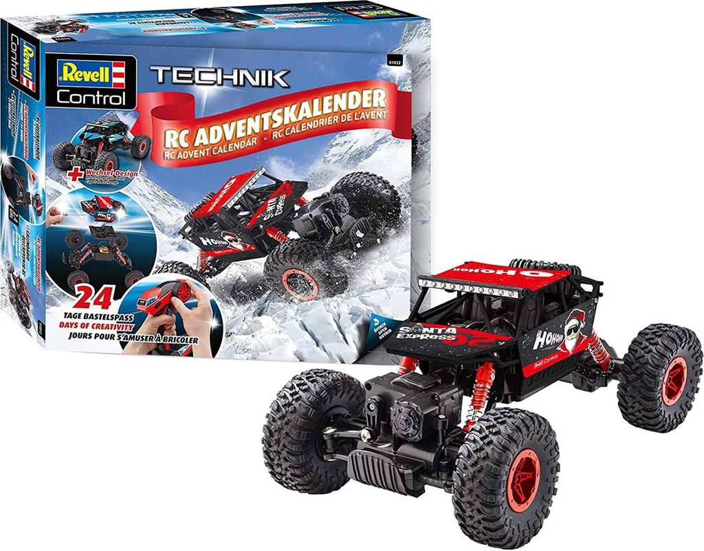 Revell 1032 Adventskalender Bastelset RC Auto mit Produktbild