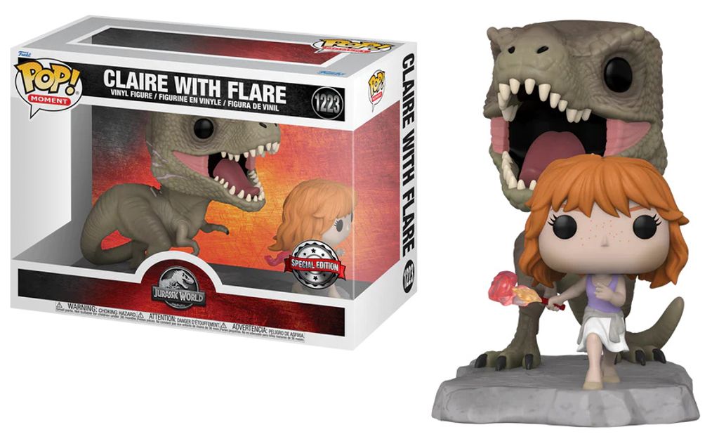 Funko Pop! Movies: Jurassic World - Claire with Flare Movie Moment