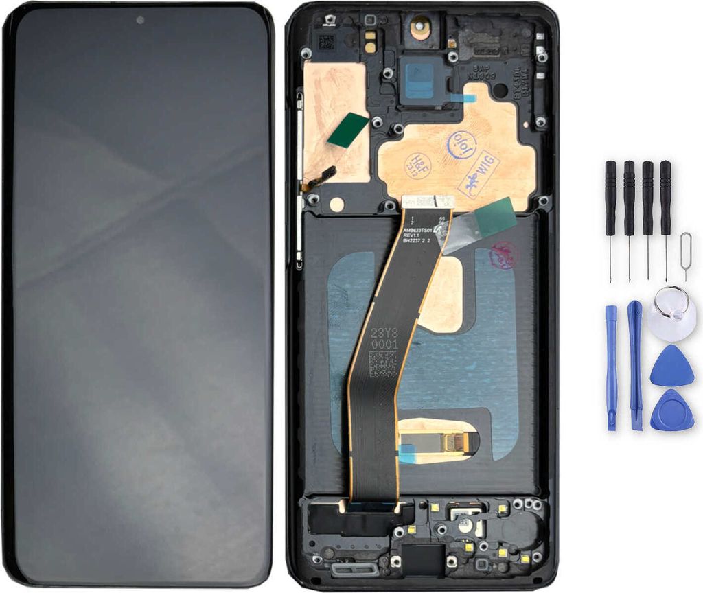 Für Samsung Galaxy S20 Display Full OLED mit Rahmen Einheit Produktbild 