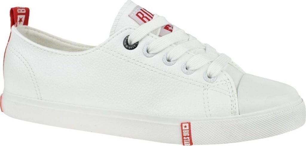 Damskie Skórzane Trampki Big Star GG274005 Biało-Czerwone Zdjęcie produktu 