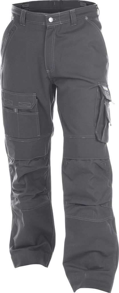 DASSY Jackson Canvas Arbeitshose mit Kniepolstertaschen ZEMENTGRAU Gr.56 Länge: PLUS