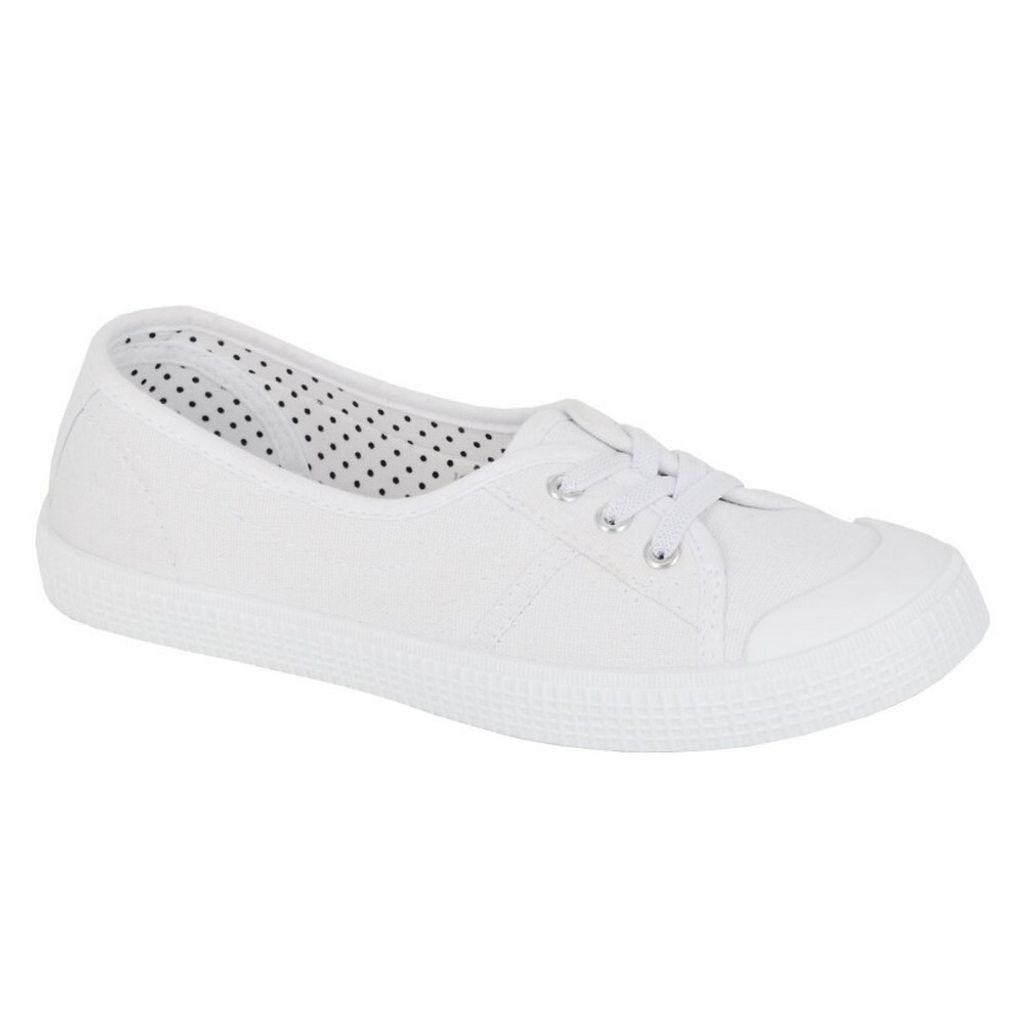 Rdek - Damen Pumps, Canvas DF2274 (40,5 EU) (Weiß)