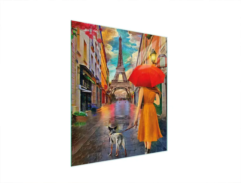 Copripiano cottura 45x52 vetro temperato PARIS | Tagliere igienico