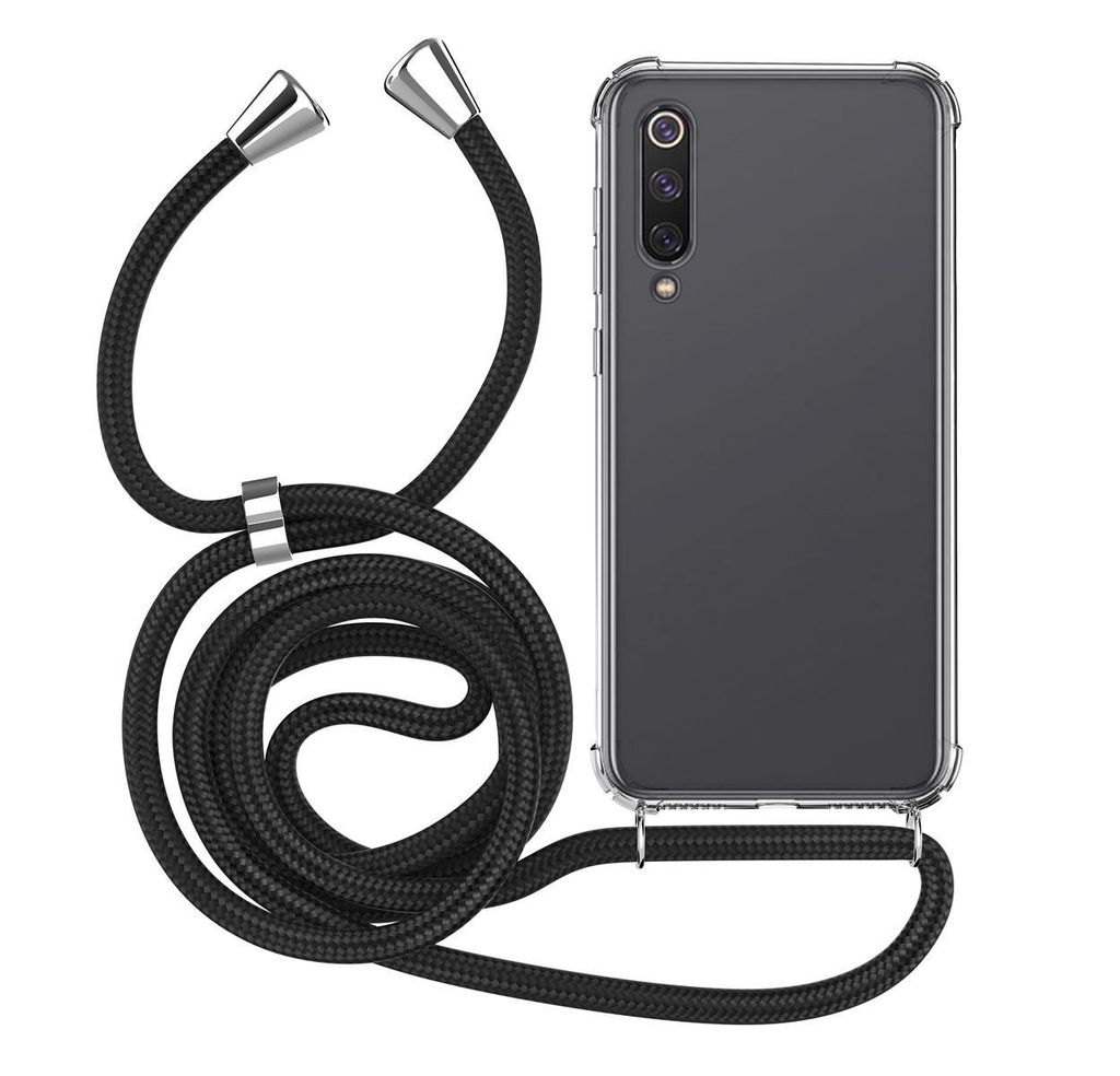 Hülle Handykette Für Xiaomi Mi 9 Handyhülle in Schwarz