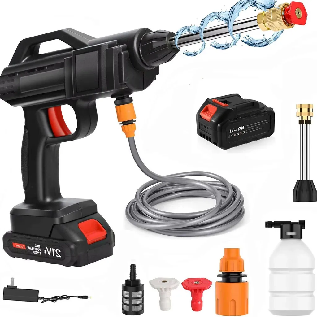 Pistolet de nettoyage haute pression portatif sans fil série MasterJet