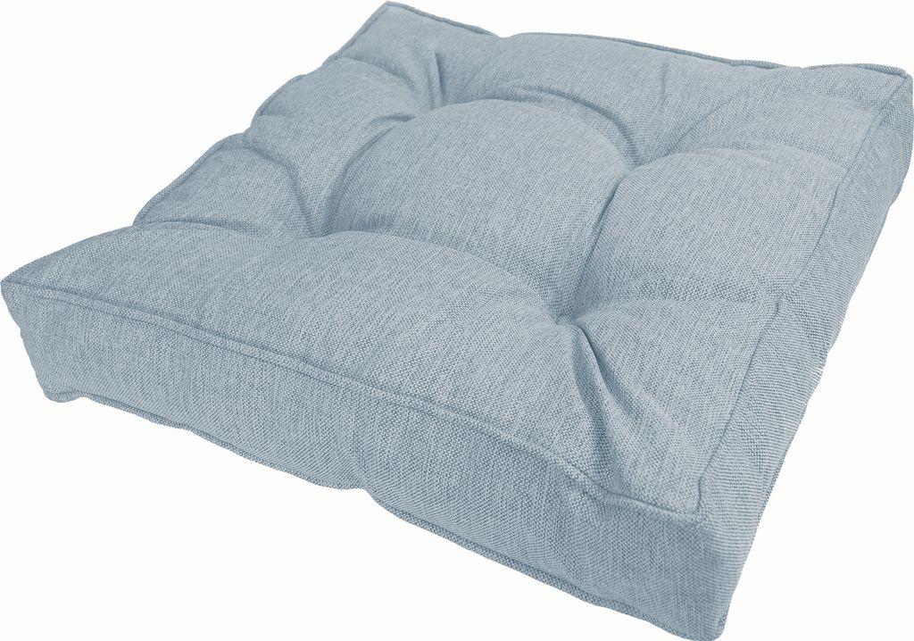 POKAR Loungekissen Sitzkissen Sitzauflagen Stuhl Stuhlkissen für Stuhl, Farbe:Blau, Size:Sitzkissen 60x60