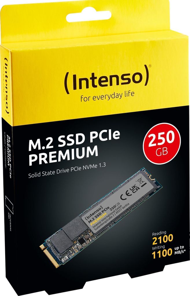 Intenso PREMIUM - SSD - 250GB - intern - M.2 2280 - PCI Immagine del prodotto 