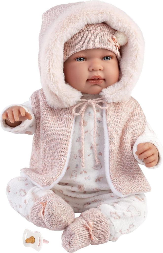 RAPPA Llorens 84486 NEW BORN - poupée réaliste avec sons et Image du produit 
