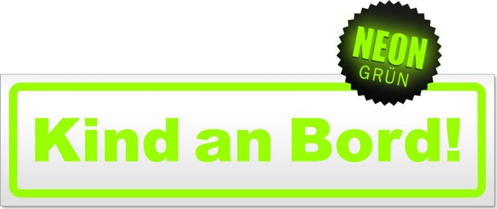 Kind an Bord Magnetschild Schild magnetisch