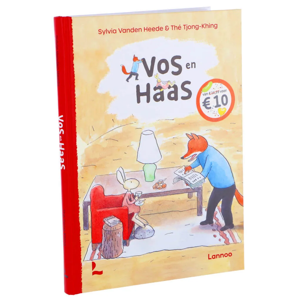 Livre Vos en Haas rigide - Histoire drôle d'amitié Renard et Lapin