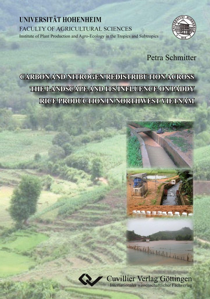 Carbon and nitrogen redistribution across the landscape and its influence on paddy rice production in Northwest Vietnam