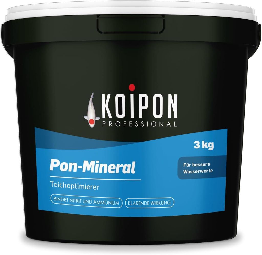 KOIPON Pon-Mineral 3kg Teichpflege mit Mineralien & Produktbild 